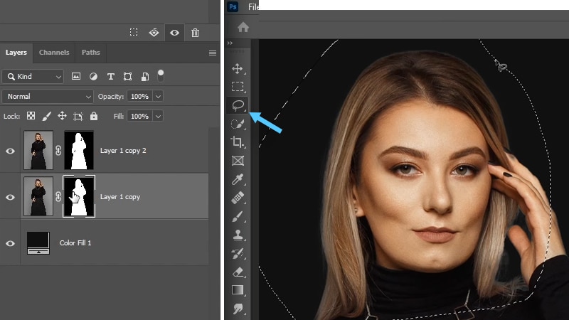 how to remove edge halo in Photoshop