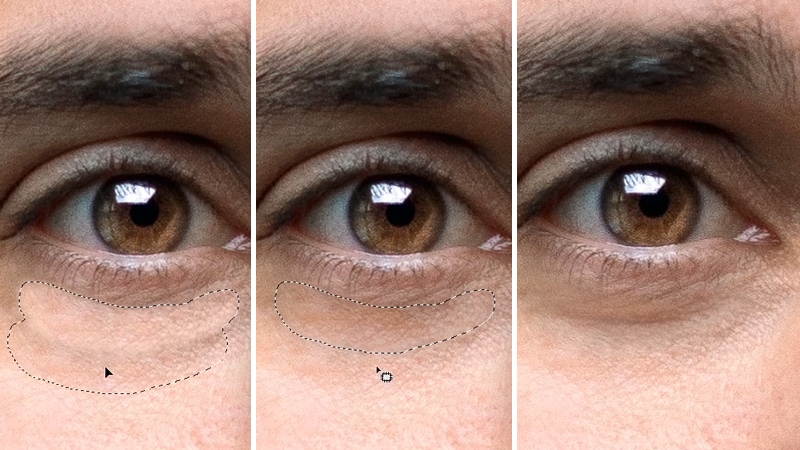 helikopter verbinding verbroken Creatie 4 Simple Steps To Easily Remove Eye Bags in Photoshop