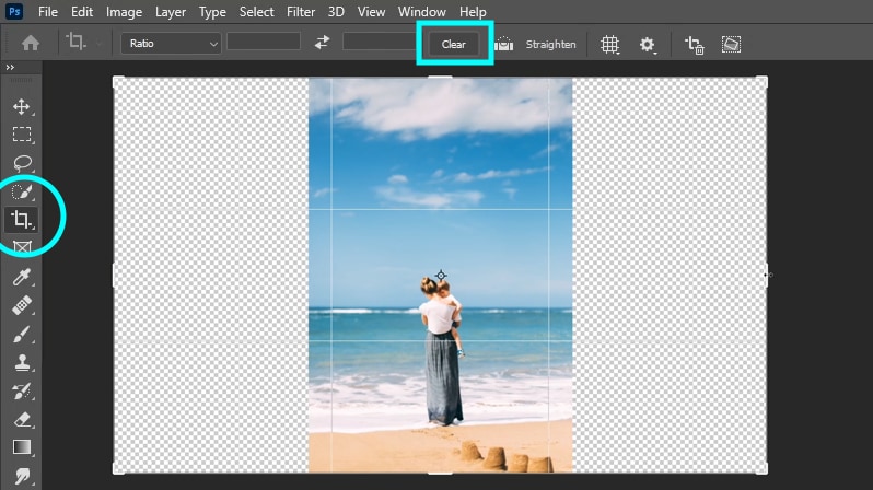 extend background in photoshop