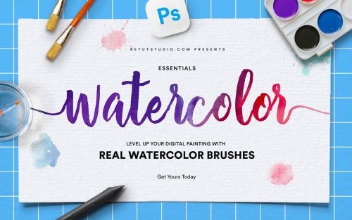 Essentials Watercolor Brush Set